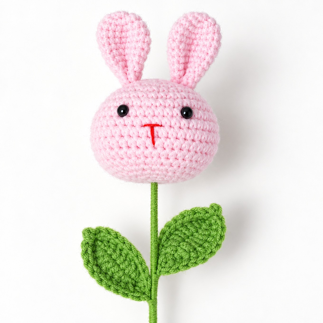 Little Crochet Pink Bunny