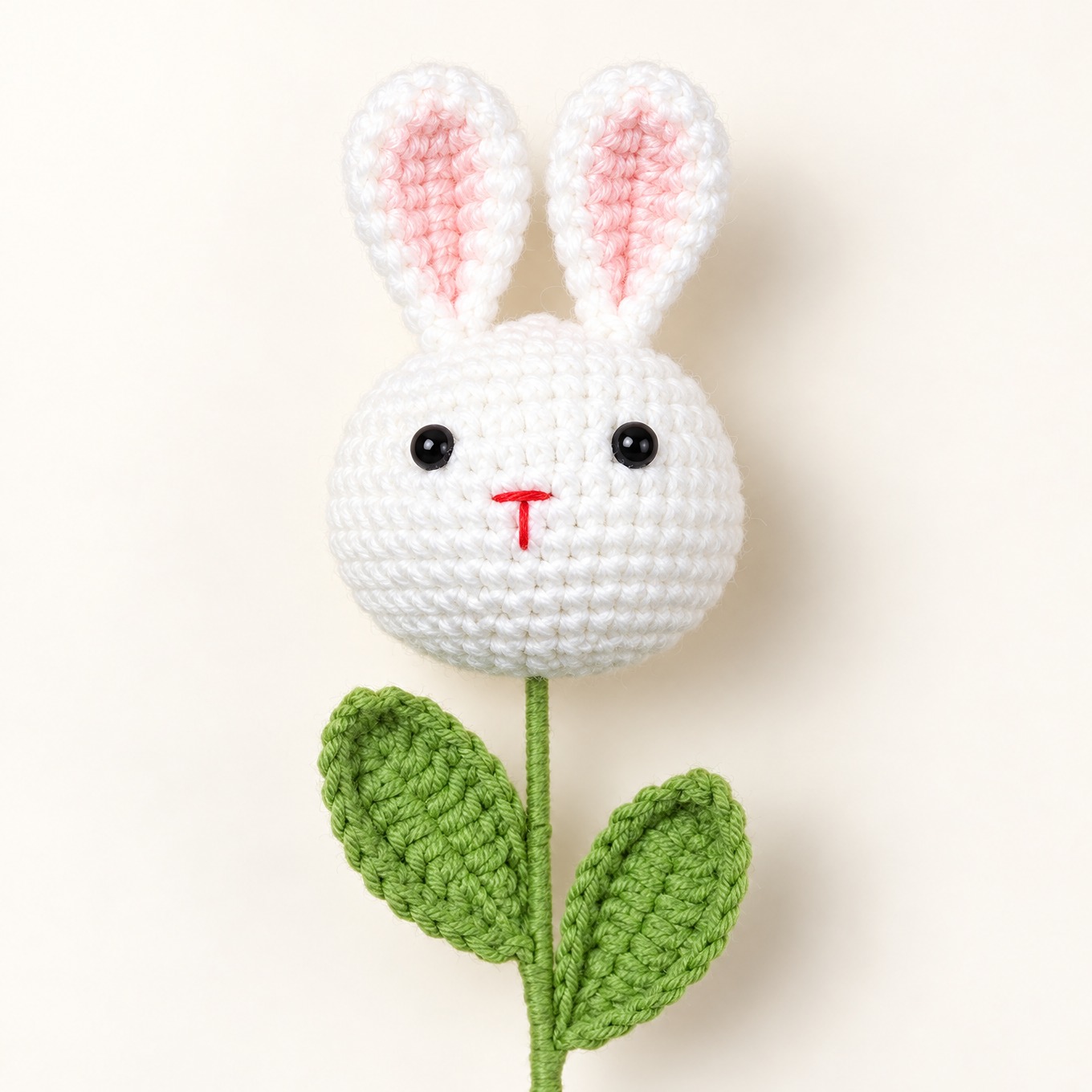 Little Crochet White Bunny